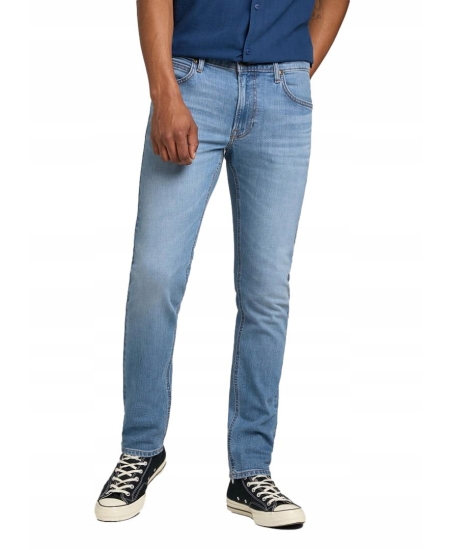 Jeans Lee Luke Slim Tapered W33 L32 Fresh Mid Worn In L719CAC53 Wąskie