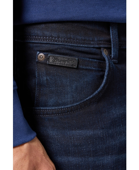 Jeansy Wrangler Texas Slim 112355027 Deep Blue Black W42 L32